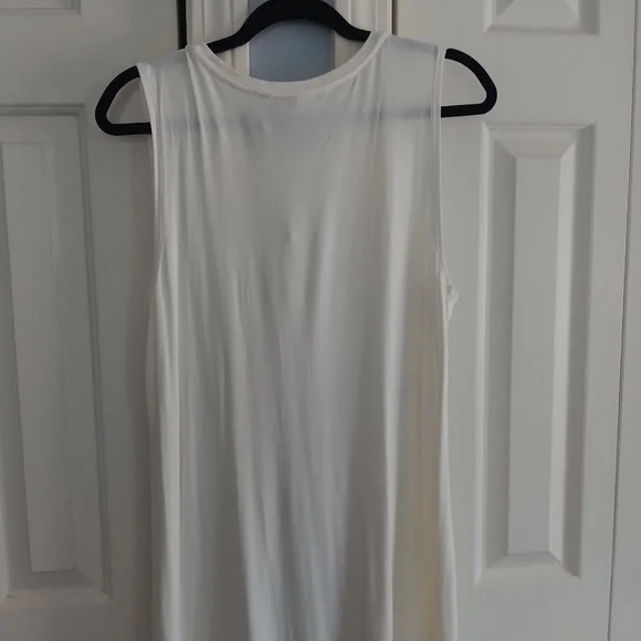 LOGO Layers by Lori Goldstein Sleeves Tunic Top with Accordion Pleated Trim L - Picture 5 of 12